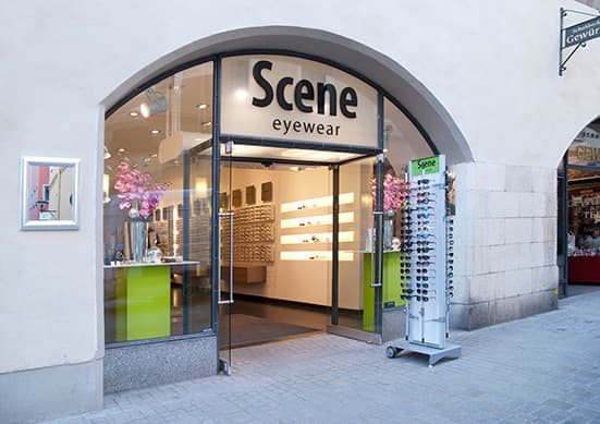 Scene eyewear in Regensburg am Goliathhaus